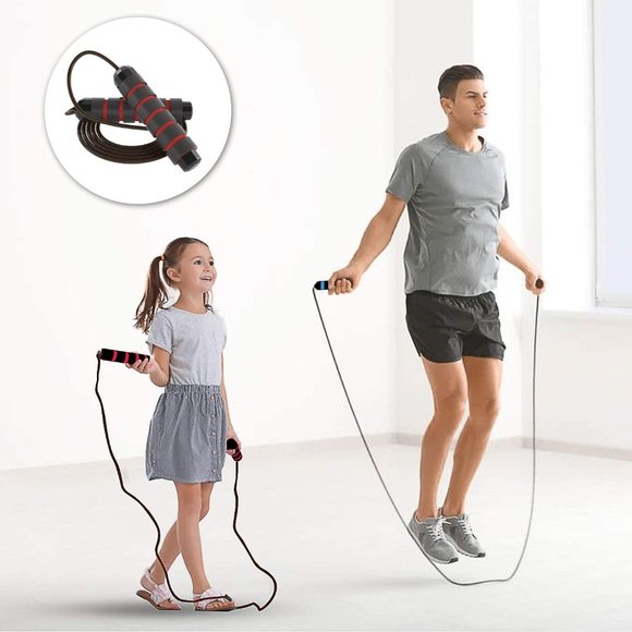 Jump rope 9 feet black and red new - Picture 4 of 5